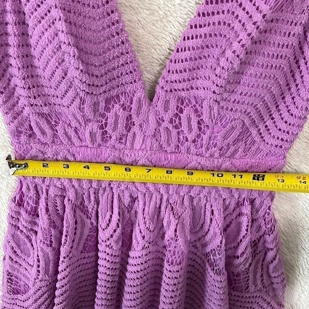 𝅺nwt Purple lace Dress